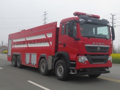 豪沃25吨水罐消防车